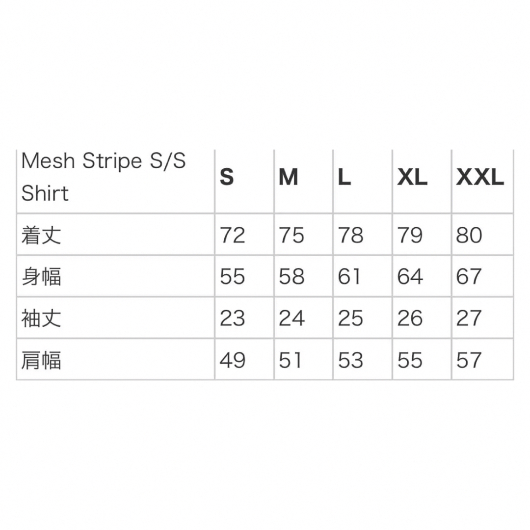 Supreme - supreme Mesh Stripe S/S Shirt Mサイズの通販 by ログ's