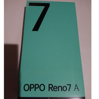 オッポ(OPPO)のOPPOReno7 A SIMフリー Android5G黒定価39800円(スマートフォン本体)