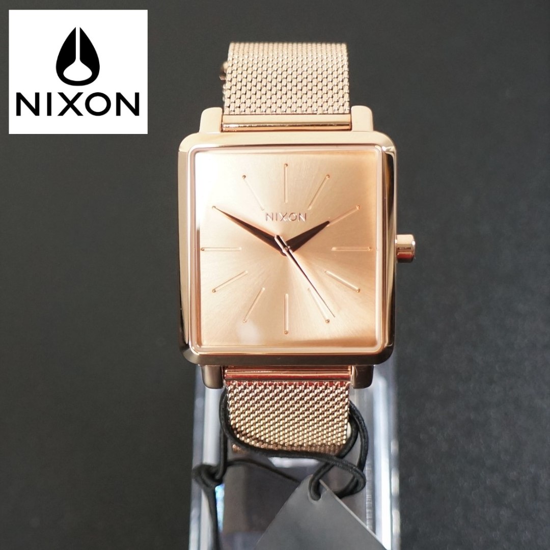 NIXON K SQUARED MILANESE (ALL ROSE GOLD)