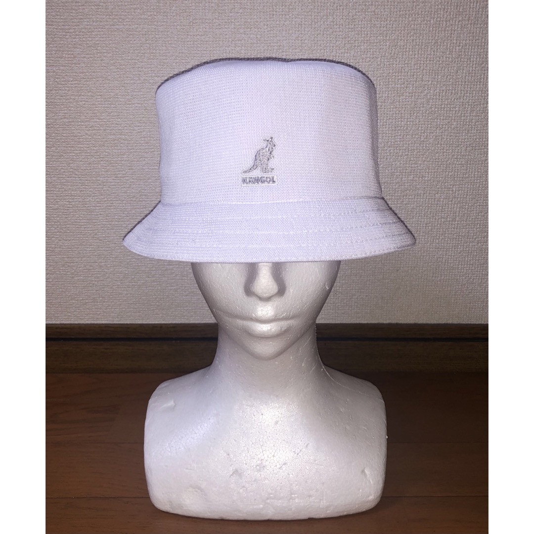 KANGOL(カンゴール)のL 新品 KANGOL トロピック メトロハット バケットハット ホワイト 白 メンズの帽子(ハット)の商品写真