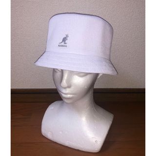 カンゴール(KANGOL)のL 新品 KANGOL トロピック メトロハット バケットハット ホワイト 白(ハット)