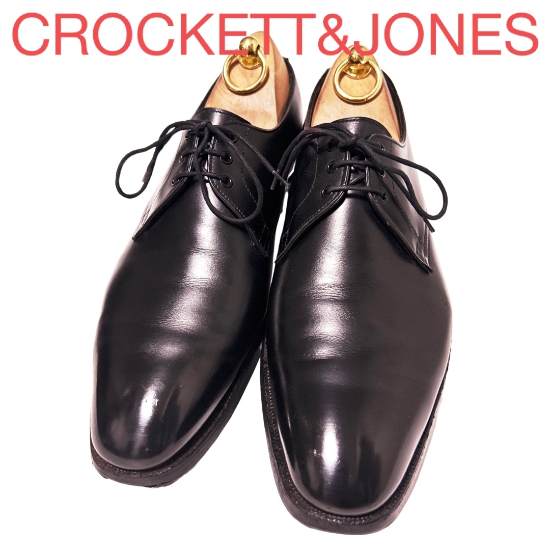 靴/シューズ151.CROCKETT&JONES AINTREE プレーントゥ 6.5D