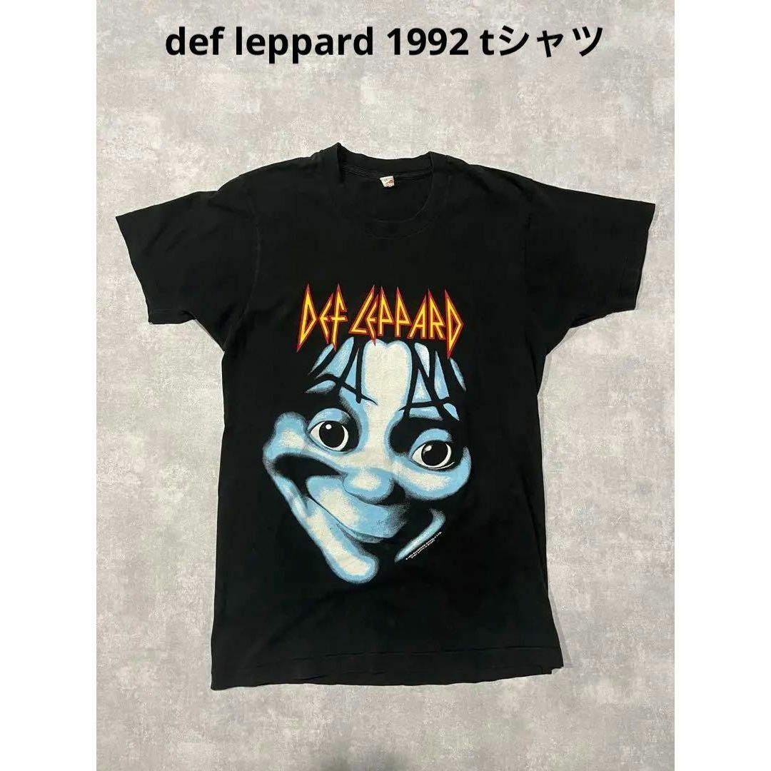 トップスdef leppard 1992 tシャツ バンT 　90s