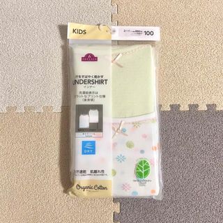 イオン(AEON)のTOPVALU インナー　キャミソール  肌着　100cm 女の子　2枚組　新品(下着)