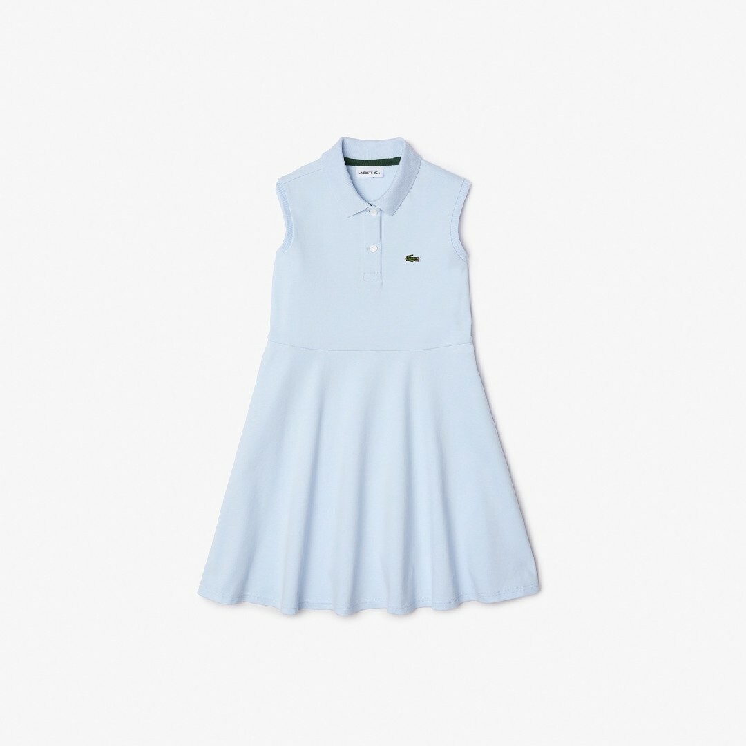 LACOSTE(ラコステ)のラコステ　LACOSTE　ノースリーブポロドレス  ガールズ　ワンピース 140 キッズ/ベビー/マタニティのキッズ服女の子用(90cm~)(ワンピース)の商品写真