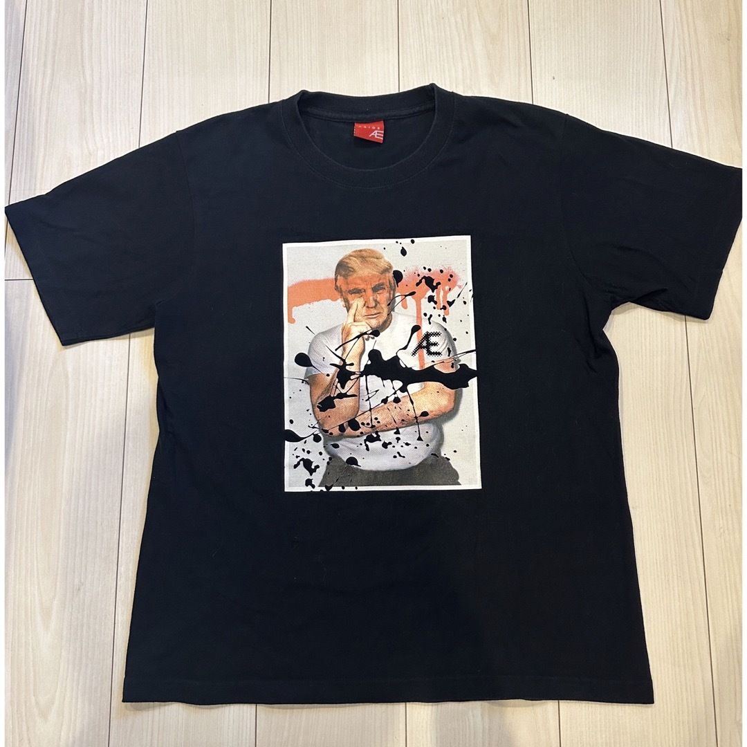 aside トランプ　プリント　Tシャツ　Mサイズ メンズのトップス(Tシャツ/カットソー(半袖/袖なし))の商品写真