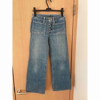 ドクターデニム(Dr.Denim)のおしゃれデザイン ブルー 加工デニム　Gパン　夏デニム(デニム/ジーンズ)