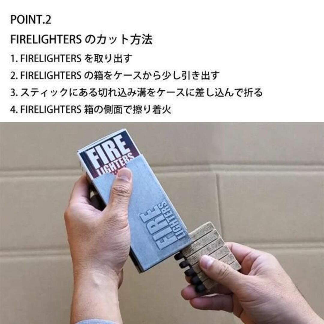 新品 FIRELIGHTERS ファイヤーライターズ スリーブケース 真鍮バレル スポーツ/アウトドアのアウトドア(その他)の商品写真