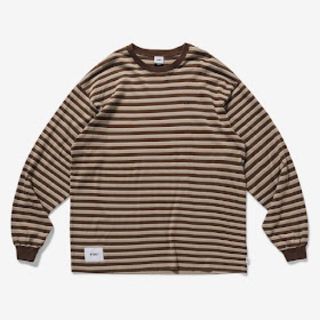 ダブルタップス(W)taps)のWTAPS ボーダーバスクTシャツ　長袖(Tシャツ/カットソー(七分/長袖))