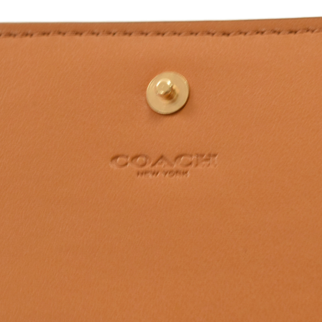 COACH(コーチ)のCOACH コーチ シグネチャー ロングウォレット 三つ折り 長財布 PVCレザー ホワイト/ベージュ レディース 88024 レディースのファッション小物(財布)の商品写真