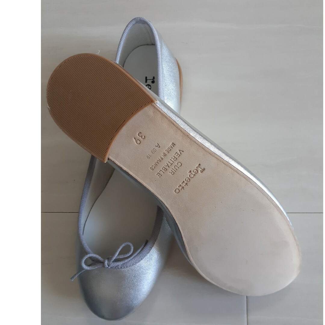 【未使用品】repetto　サンドリオン　バレエシューズ　レザー　黒　39