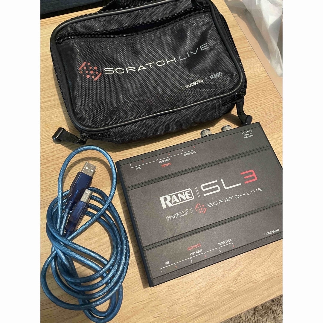 値下げSERATO RANE SL3 SCRATCH LIVE3 バイナル付き 楽器のDTM/DAW(オーディオインターフェイス)の商品写真