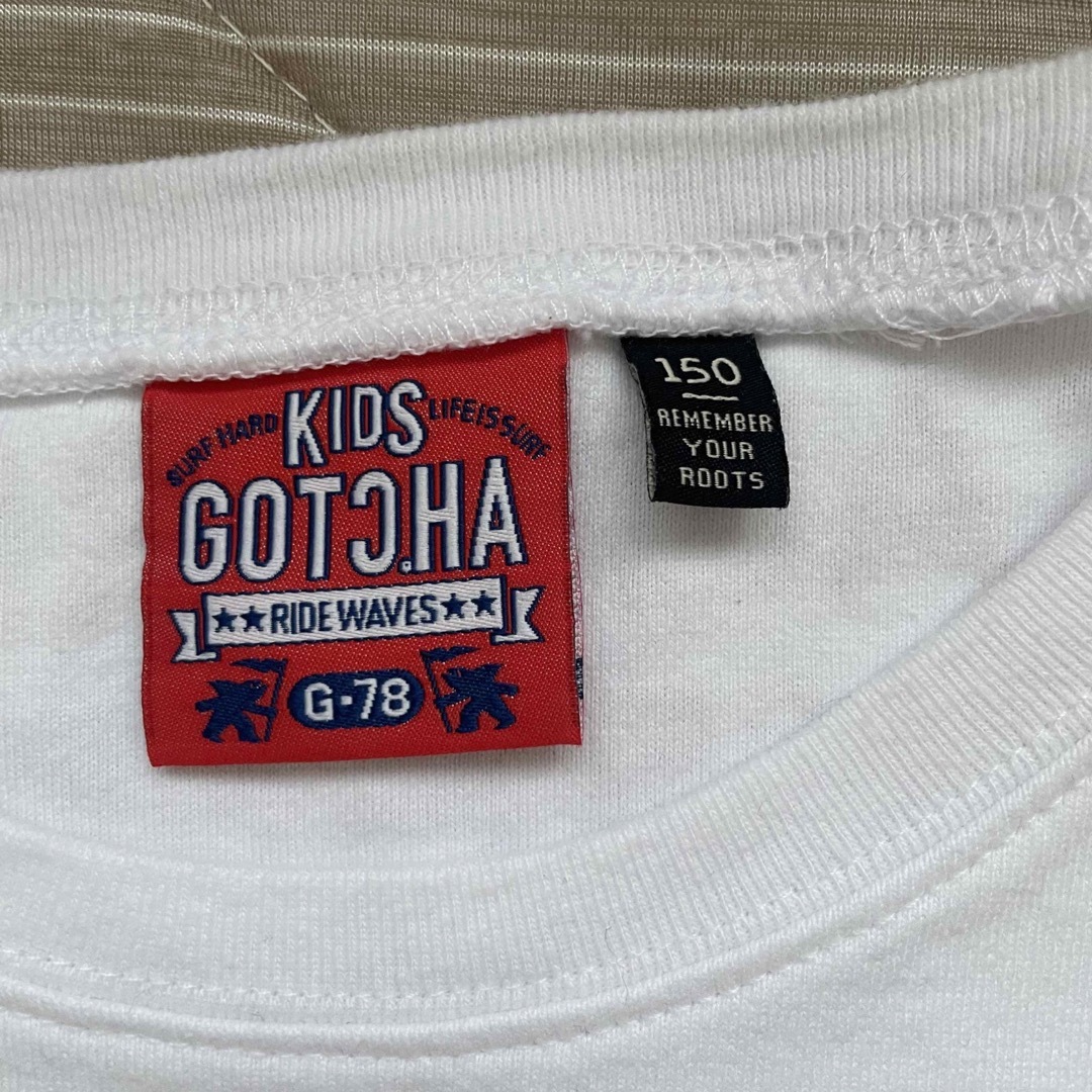 GOTCHA(ガッチャ)のGOTCHA/子供/白/ホワイト/150センチ/Tシャツ キッズ/ベビー/マタニティのキッズ服男の子用(90cm~)(Tシャツ/カットソー)の商品写真