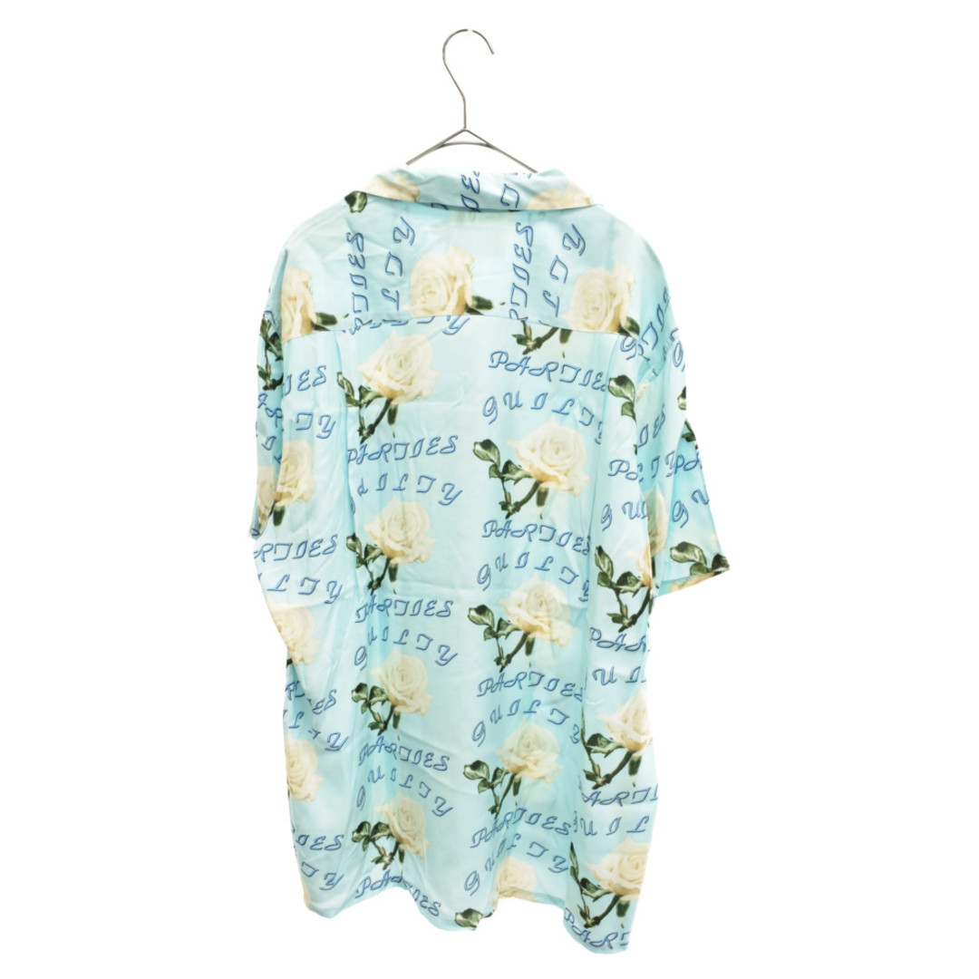 WACKO MARIA ワコマリア 22SS HAWAIIAN SHIRT TYPE-4 薔薇柄オープンカラーハワイアン半袖シャツ アロハシャツ