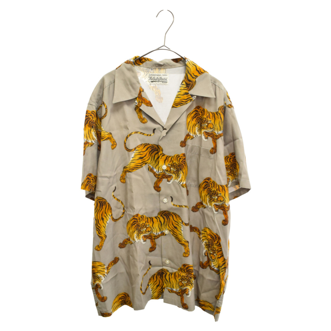 WACKO MARIA ワコマリア 21SS TIM LEHI /S/S HAWAIIAN SHIRT ティムリーハイ ハワイアン半袖シャツ  アロハシャツ 虎柄 グレー | フリマアプリ ラクマ