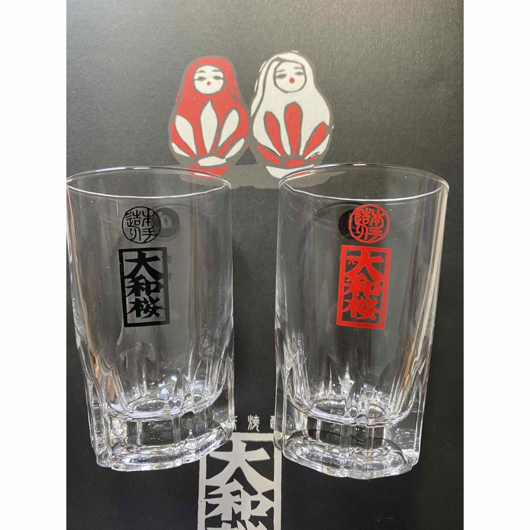 大和桜　4合瓶とオリジナルグラス等セット 食品/飲料/酒の酒(焼酎)の商品写真
