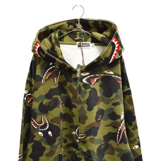 A BATHING APE☆WOODLAND カモ シャーク フーディー