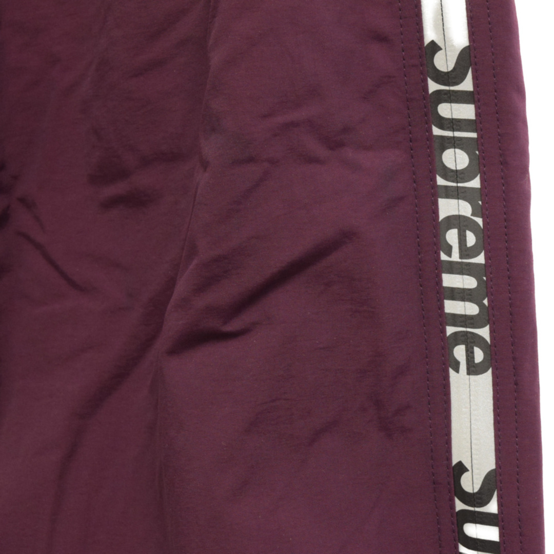 Supreme(シュプリーム)のSUPREME シュプリーム 21SS Reflective Zip Track Pant リフレクティブジップトラックパンツ ボルドー メンズのパンツ(その他)の商品写真