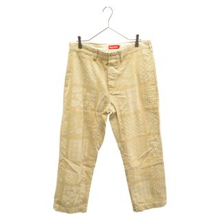 シュプリーム(Supreme)のSUPREME シュプリーム 20SS Paisley Grid Chino Pant ペイズリー グリッド チノ パンツ ベージュ(その他)