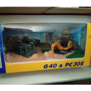 小松「G40」＆「PC30E-5」1/72ミニカー(ミニカー)