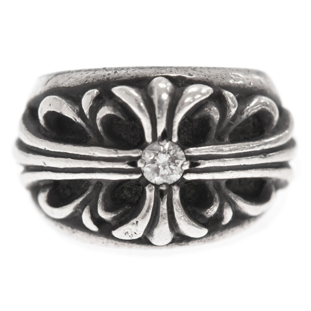 CHROME HEARTS クロムハーツ FLRL CRS 1DIA フローラルクロス 1ダイヤ ...