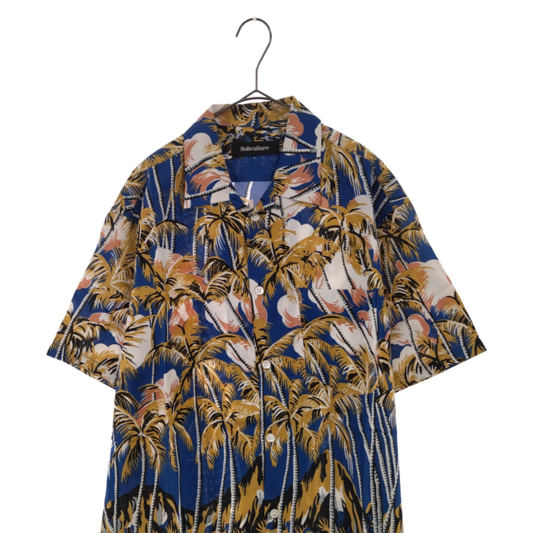 SUBCULTURE サブカルチャー ALOHA SHIRT アロハシャツ 半袖シャツ SCSH-S2301 ブルー/マルチ