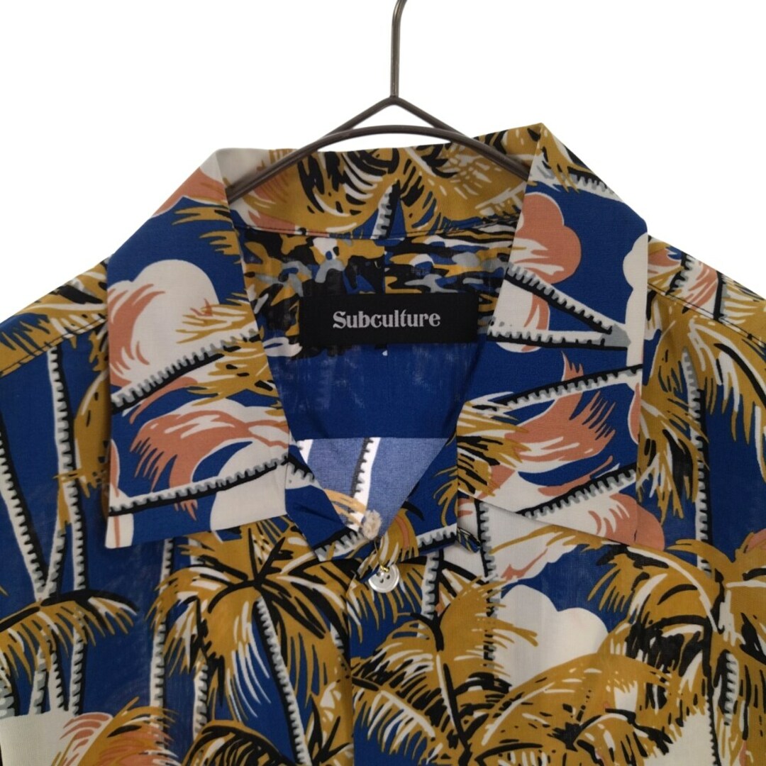 SUBCULTURE サブカルチャー ALOHA SHIRT アロハシャツ 半袖シャツ SCSH-S2301 ブルー/マルチ