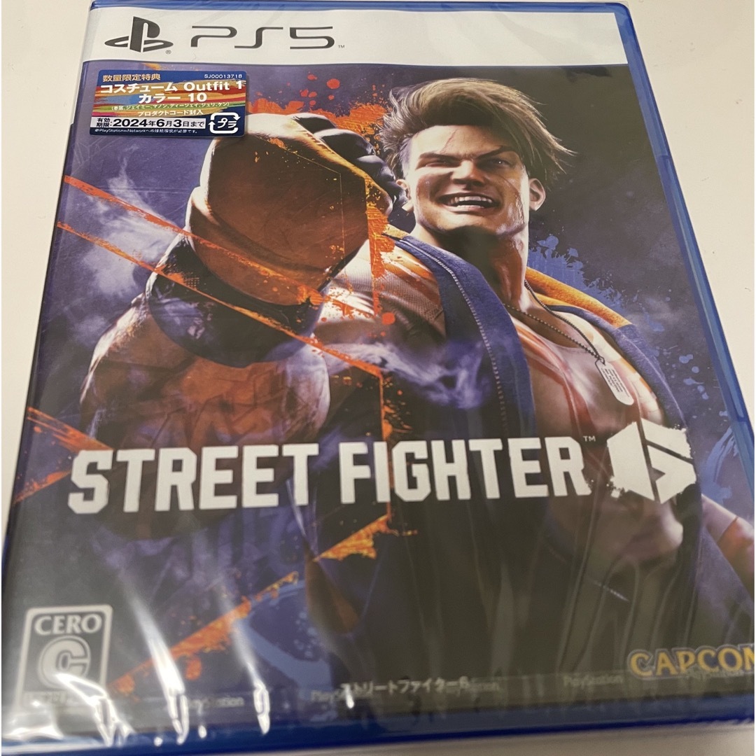 CAPCOM(カプコン)のストリートファイター6 PS5 新品未開封品 エンタメ/ホビーのゲームソフト/ゲーム機本体(家庭用ゲームソフト)の商品写真