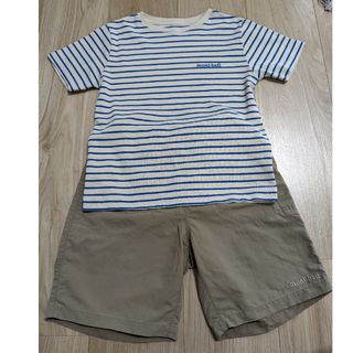 モンベル(mont bell)のモンベルキッズ　上下セット　Tシャツ＆ハーフパンツ(Tシャツ/カットソー)