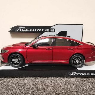 ミニカー 1/18 ホンダ アコード ACCORD 2022 レッド