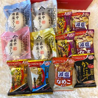 アマノフーズ　いつものおみそ汁　最中海藻スープ　詰め合わせ(インスタント食品)