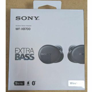ソニー(SONY)の【新品未開封】ソニー ワイヤレスイヤホンWF-XB700 ブラック(ヘッドフォン/イヤフォン)