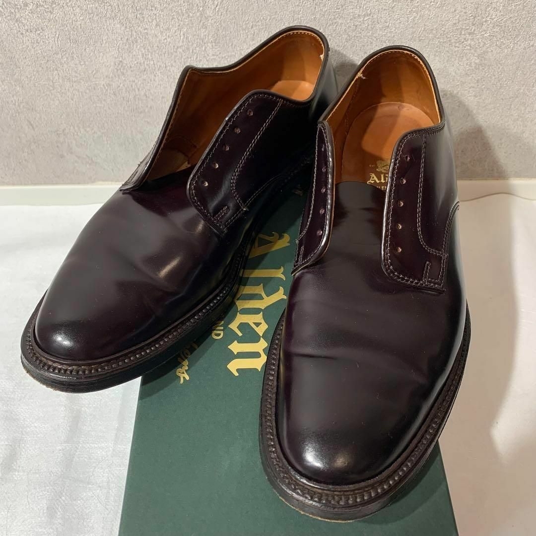 Alden(オールデン)のたま様専用ALDEN 2938F アンラインド 10D コードバン #8 990 メンズの靴/シューズ(ドレス/ビジネス)の商品写真