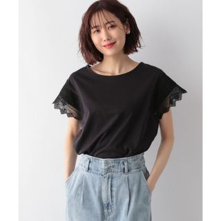 グローバルワーク(GLOBAL WORK)のメルティー様専用【新品】GLOBAL WORK 快適袖レースプルオーバー(Tシャツ(半袖/袖なし))