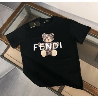 美品 FENDI 現行 ズッカ 立体感 クロップドTシャツ ホワイト XS | pick