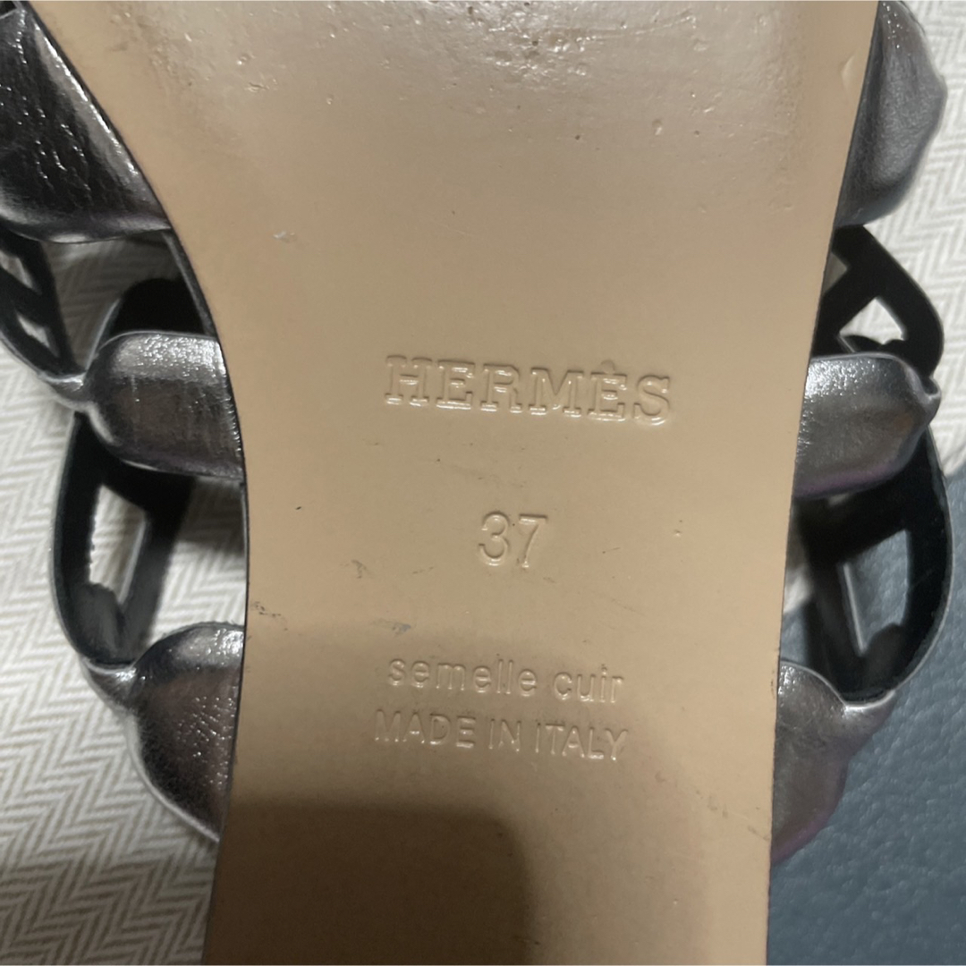 Hermes(エルメス)のエルメス　サンダル　37  ジェーヌダンクル　フラット　ケリー レディースの靴/シューズ(サンダル)の商品写真