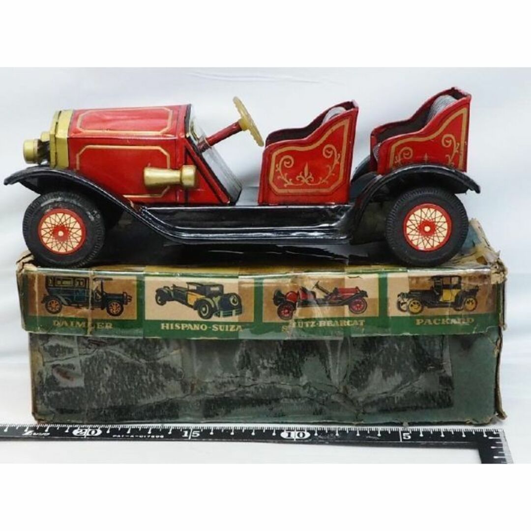 ブリキ【スタンレー スチーマー オールドタイマー赤】tin toy ブリキ【スタンレー スチーマー オールドタイマー赤】tin toy