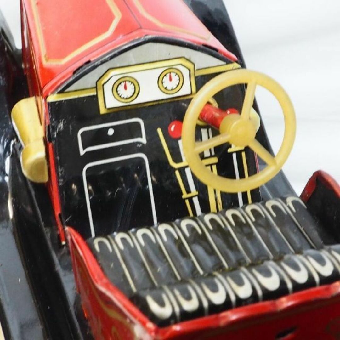 ブリキ【スタンレー スチーマー オールドタイマー赤】tin toy ブリキ【スタンレー スチーマー オールドタイマー赤】tin toy