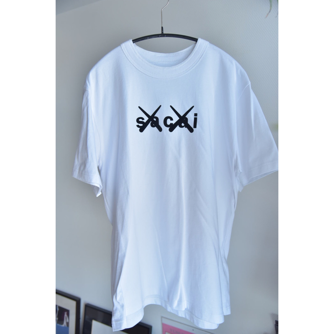 sacai × kaws ロゴプリントTシャツ　size3