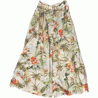 ザラ(ZARA)のZARA マキシ 花柄 ロングスカート  ボタニカル  コットン100%  (ロングスカート)