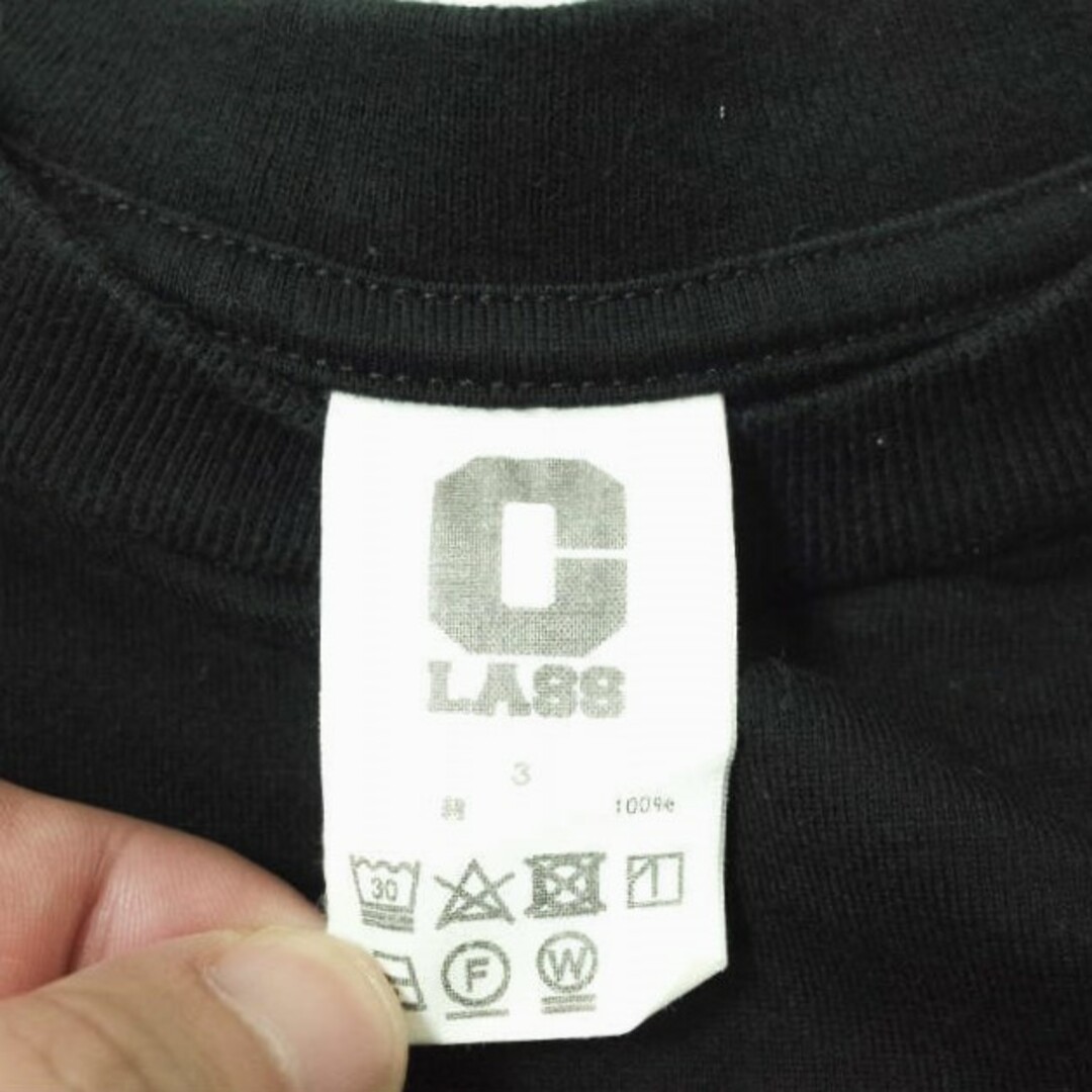 Class(クラス)のCLASS クラス 日本製 L/S POCKET TEE ロングスリーブポケットTシャツ 3 BLACK 長袖 トップス【中古】【CLASS】 メンズのトップス(Tシャツ/カットソー(七分/長袖))の商品写真