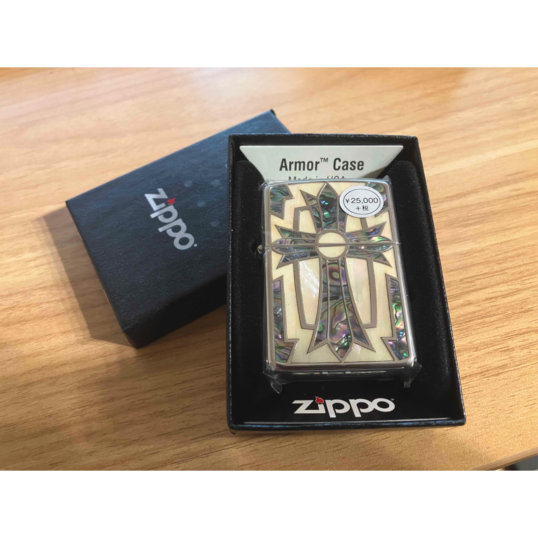 ZIPPO アーマー ジッポー ライター シェルクロス 十字架 正規品