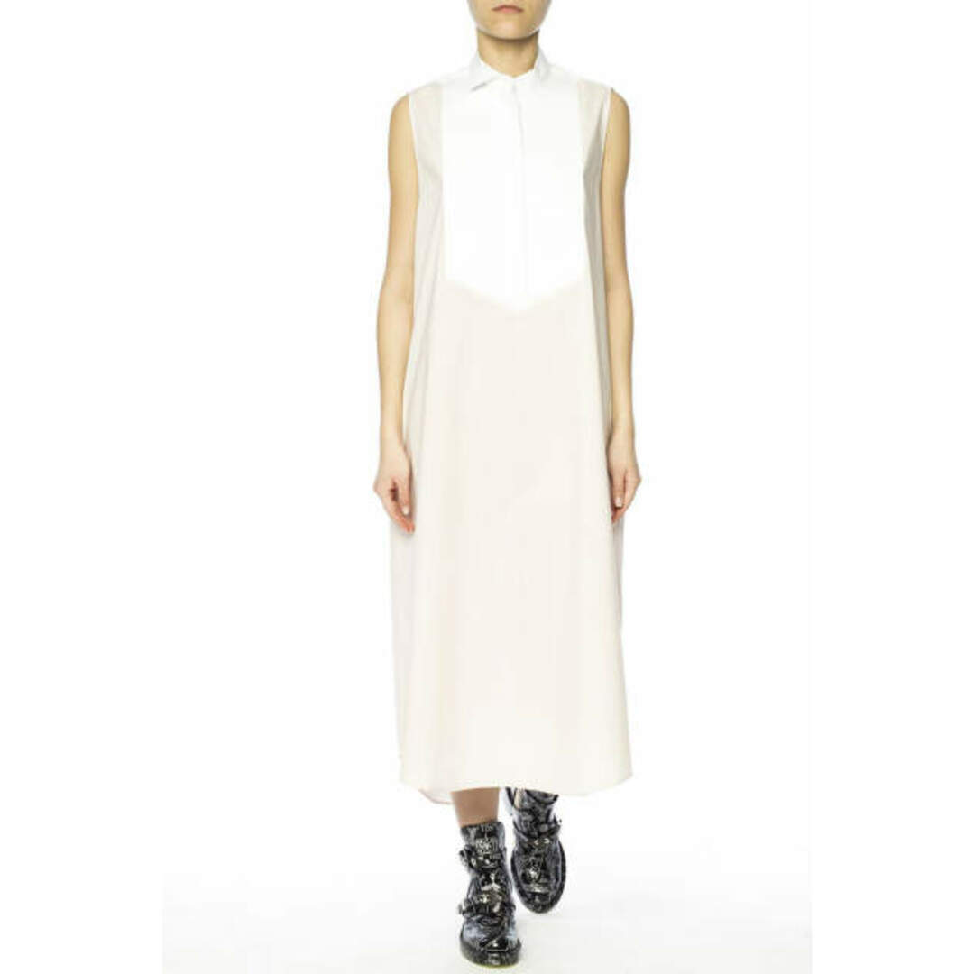 MM6 エムエムシックス 18SS イタリア製 PANELLED DRESS ノースリーブロングシャツワンピース S32CT0955 S47294  36 WHITE Maison Margiela メゾンマルジェラ ドレス トップス【中古】【MM6】