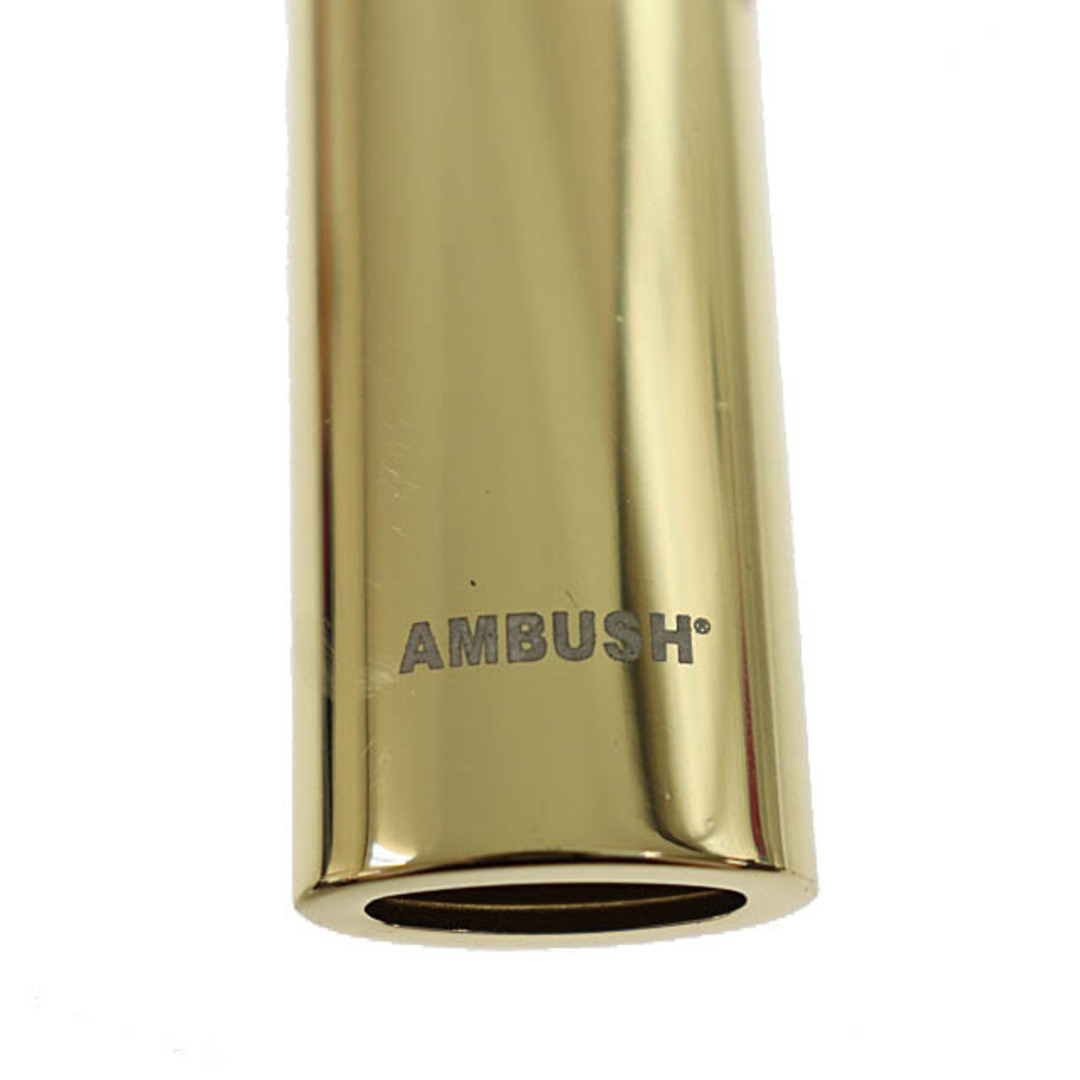 AMBUSH(アンブッシュ)のアンブッシュ ロゴ ライター ケース ネックレス ペンダント ゴールド ▲■ メンズのアクセサリー(ネックレス)の商品写真