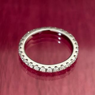 MR24／10.5号 1ct 6.5㎜ モアサナイト リング ♡ シルバー925