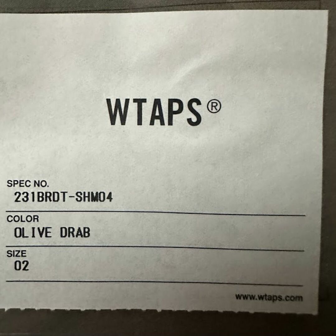 23SS WTAPS INGREDIENT / SS