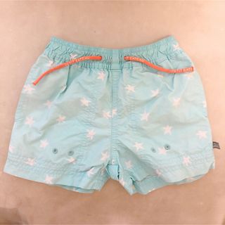 プチバトー(PETIT BATEAU)のプチバトー☆ミントグリーンが可愛い☆星柄のスイムパンツ☆3ans94cm(パンツ/スパッツ)