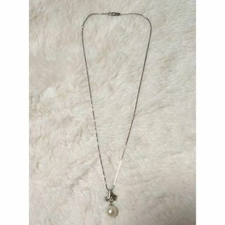 白蝶真珠 プラチナパールネックレス 造幣局 Pt850、900 D0.03ctの通販 ...
