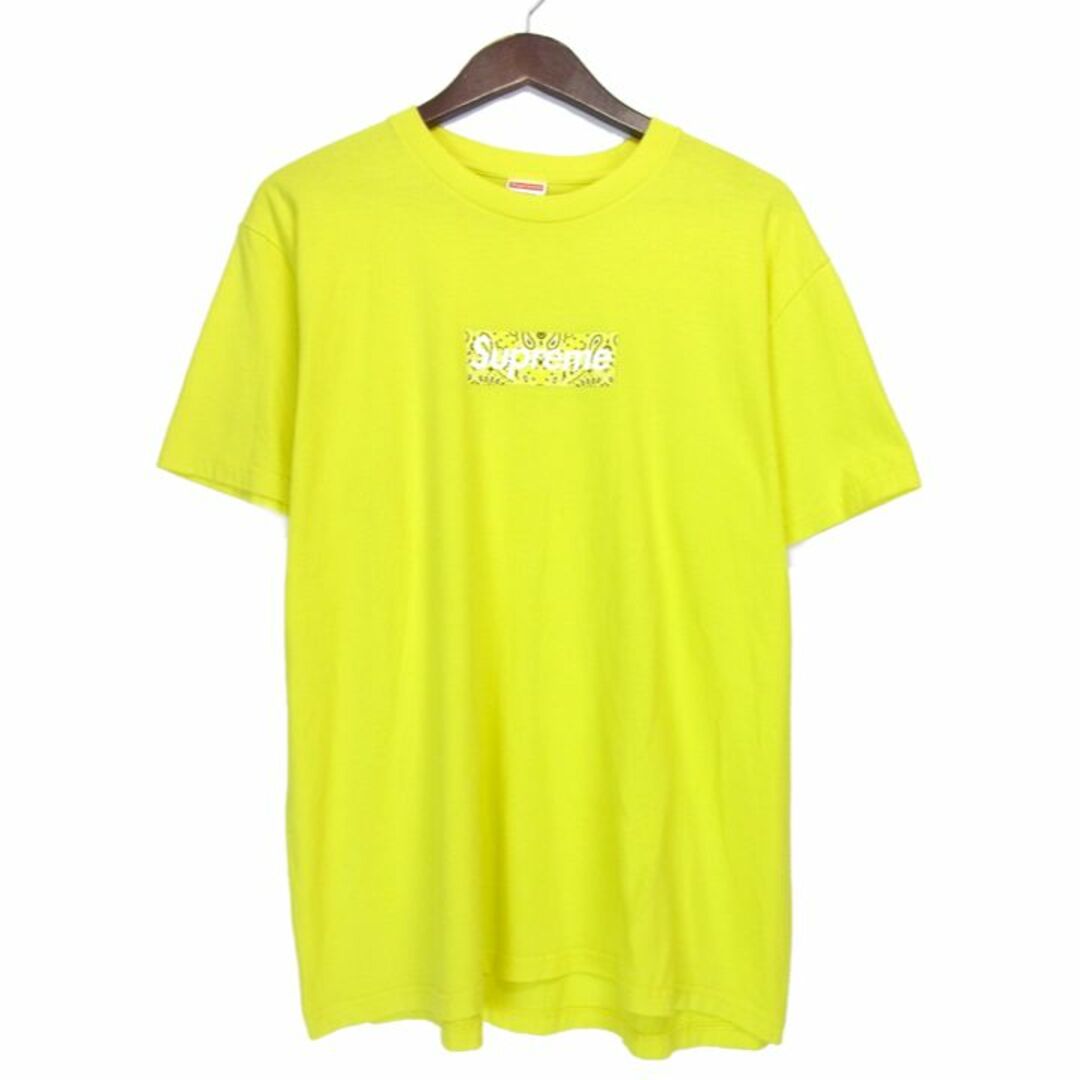 Supreme Bandana Box Logo Tee Yellow L 黄色