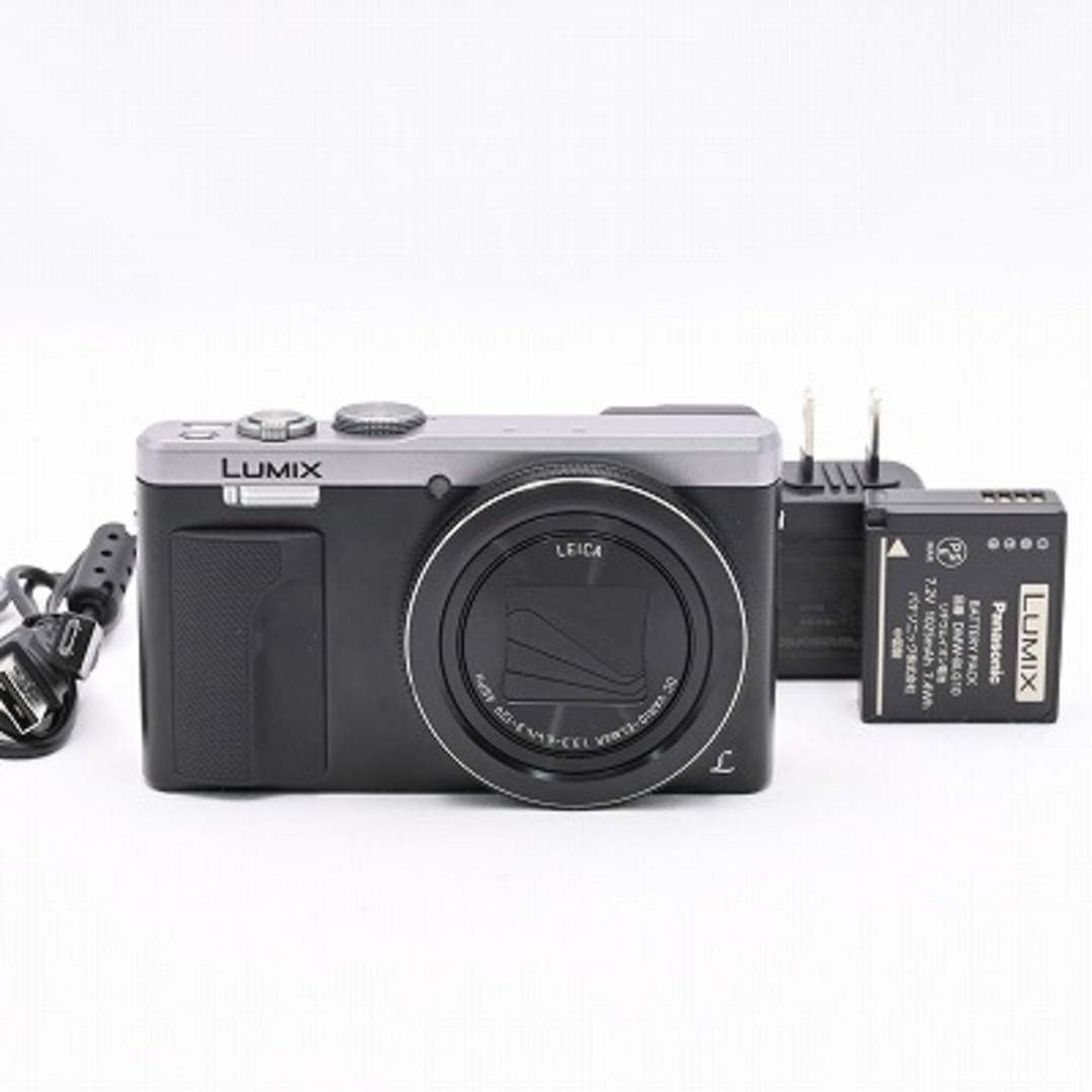 Panasonic(パナソニック)のPanasonic LUMIX DMC-TZ85 シルバー スマホ/家電/カメラのカメラ(コンパクトデジタルカメラ)の商品写真